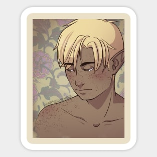 Freckle Man Sticker